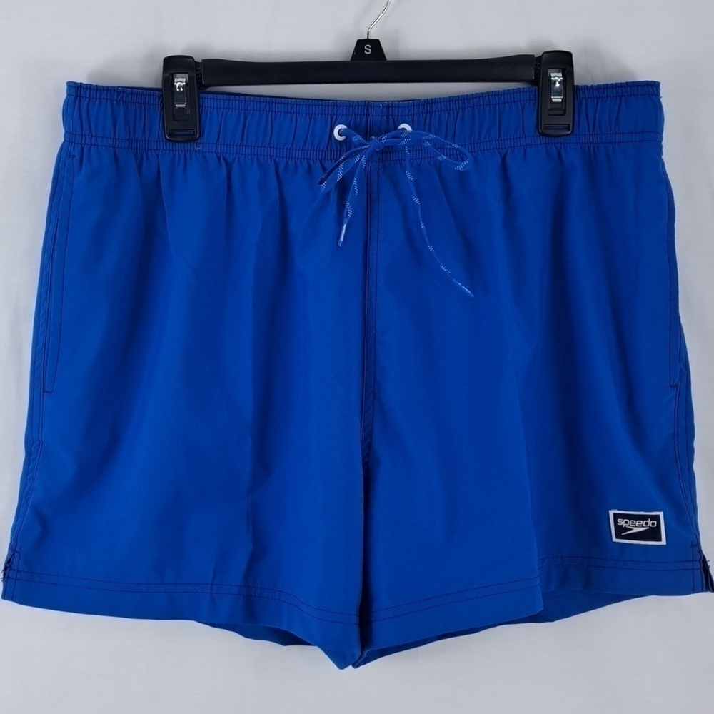 Speedo royal blue front & back pockets  XL casual summer swim trunk shorts